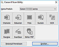 Canon : Petunjuk Inkjet : G3020 Series : Fitur IJ Scan Utility